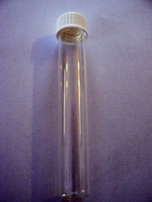 Tuburi de sticla cu dop filetat